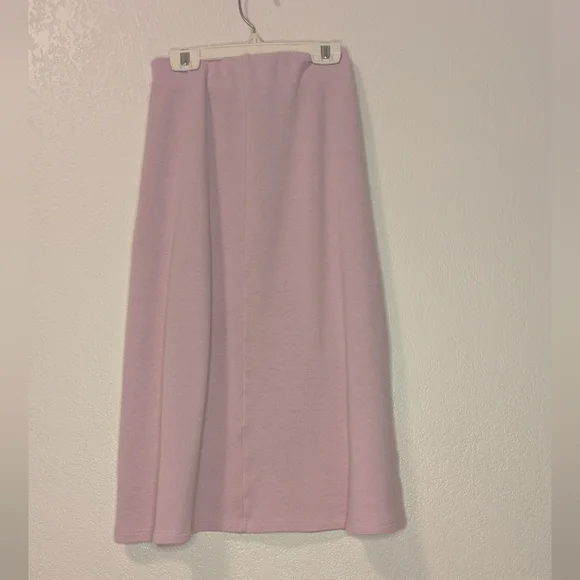 Zara Lilac Purple Knit Midi Skirt - Picture 6 of 7